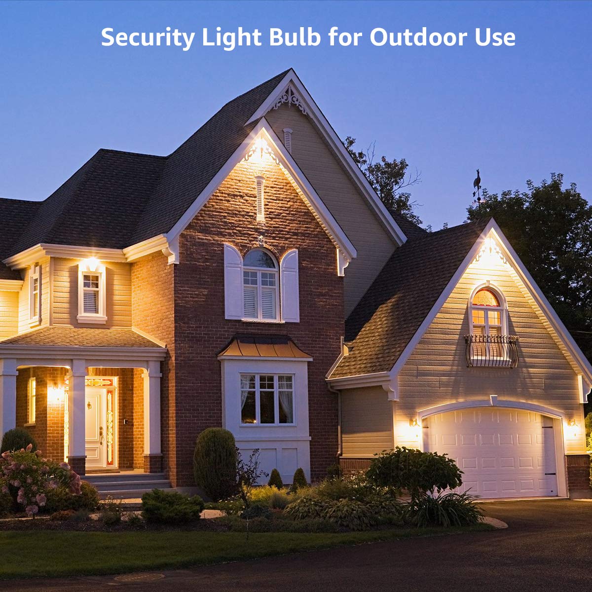 Lepro Dusk to Dawn Light Bulbs Outdoor Lighting, Auto On/Off, Light Sensor LED Bulbs, 60 Watt Equivalent, Non-Dimmable, A19 E26 Medium Screw Base, 9W 806 Lumens, Soft White, Pack of 2 - Image 5