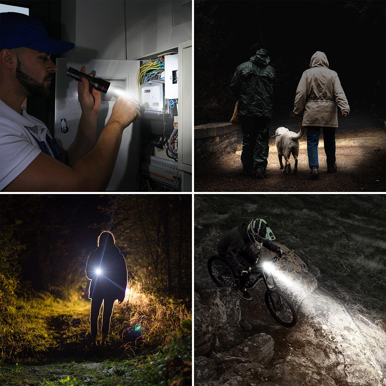 Lepro LED Flashlight with Clip, LE2050 Flashlight High Lumens, 5 Lighting Modes, Zoomable, Waterproof, Lightweight Flashlights for Emergencies,Camping, Powered by AAA Battery, 2 Pack - Image 8