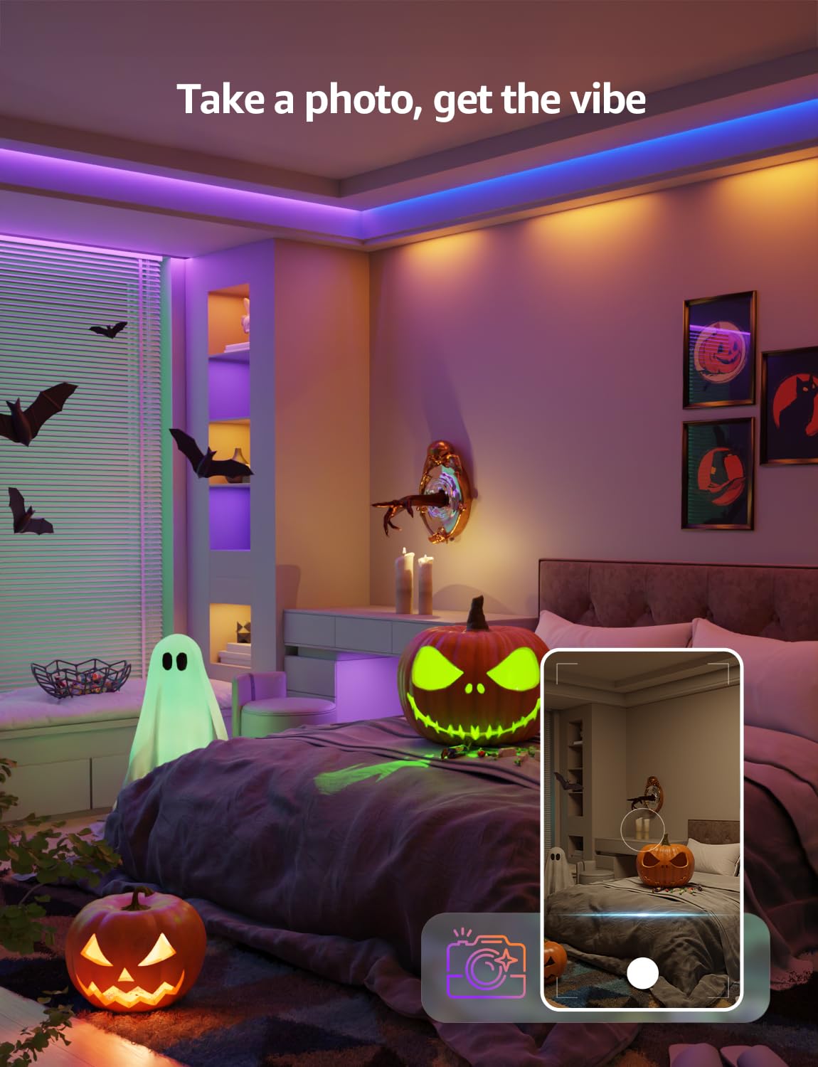 Lepro SE1 AI Smart LED Strip Lights - 16.4ft RGB Color Changing Light Strips with APP Control, AI Generated Lighting, Music Sync, 2.4GHz Wi-Fi & Bluetooth LED Lights for Home Decor (No Remote) - Image 4